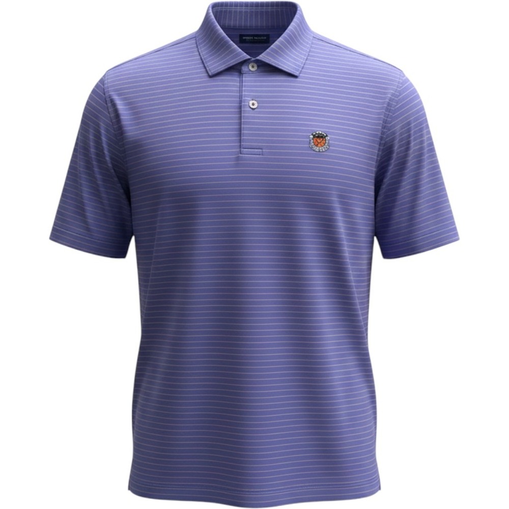 Peter Millar Crown Crafted Bel-Air Country Club Polo Shirt XL Blue Pink Stripe